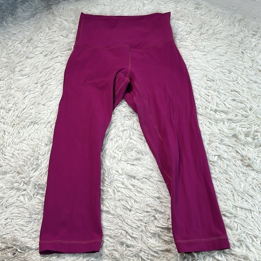 Lululemon Align Crop Deep Fuschia